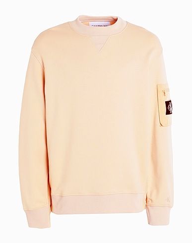 CALVIN KLEIN JEANS Φούτερ Χρώμα της άμμου 65% Βαμβάκι, 35% Πολυεστέρας