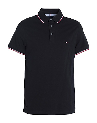 TOMMY HILFIGER Black 96% Cotton, 4% Elastane
