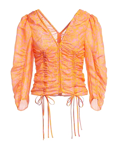 RODEBJER Top Orange 71% Silk, 29% Nylon