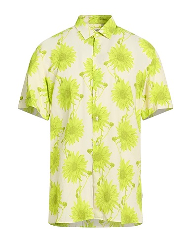 LIU •JO MAN Camicia fantasia Verde lime 100% Viscosa