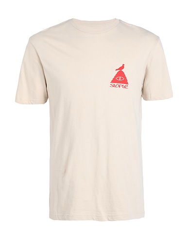 POLER T-shirt Outdoor Stuff T-Shirt
 Beige 100% Cotone