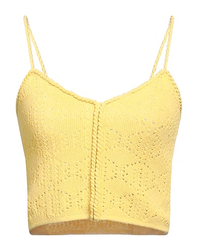 MAJE Top Yellow 51% Cotton, 49% Polyamide