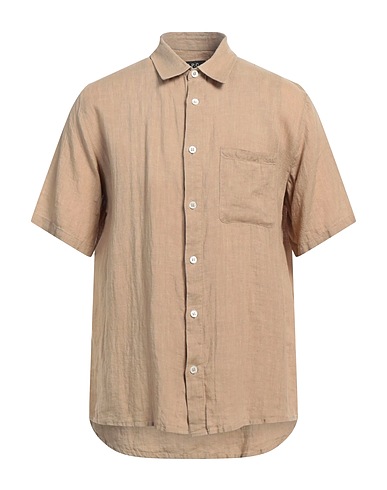 A.P.C. Chemise de couleur unie 100% Lin