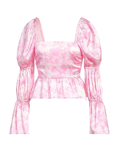 GANNI Top Pink 92% Organic silk, 8% Elastane