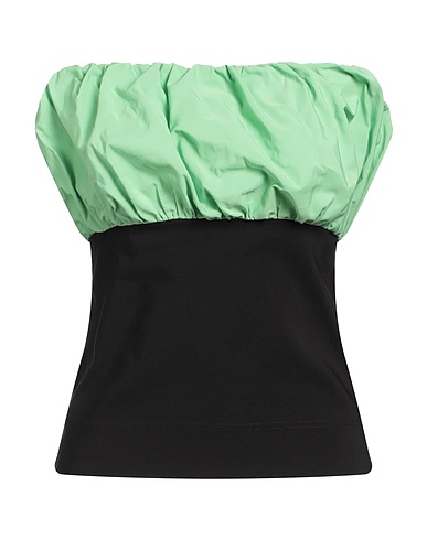 GANNI Top Green 75% Viscose, 22% Polyamide, 3% Elastane