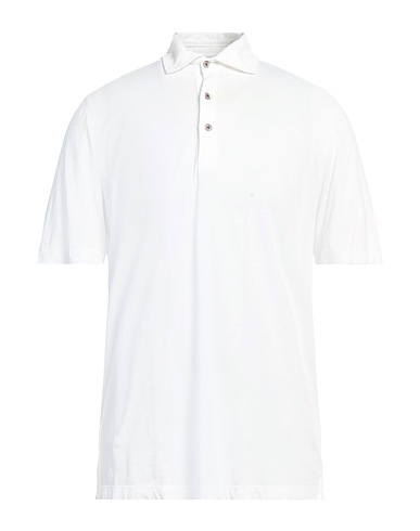 H953 Polo Bianco 50% Cotone Pima, 50% Modal