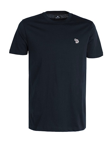 PS PAUL SMITH T-shirt Blu notte 100% Cotone organico
