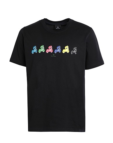 PS PAUL SMITH T-shirt Black 100% Organic cotton