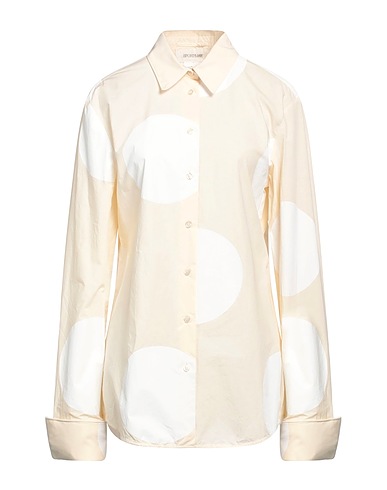 SPORTMAX Patterned shirts & blouses Beige 100% Cotton