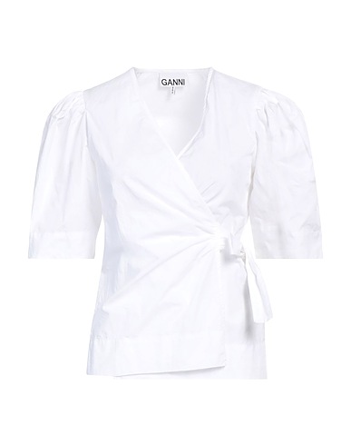 GANNI Top White 100% Organic cotton