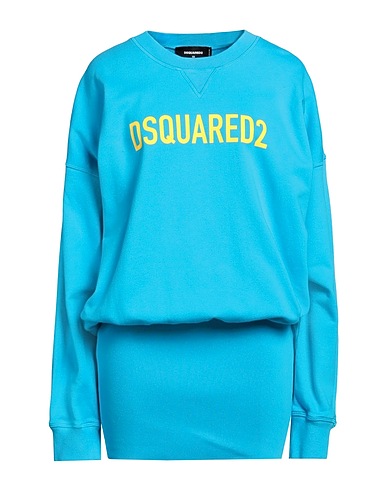DSQUARED2 Short dress Azure 100% Cotton