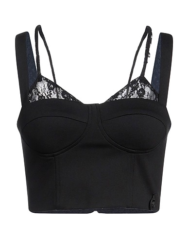 GAëLLE Paris Top Black 60% Viscose, 35% Polyamide, 5% Elastane