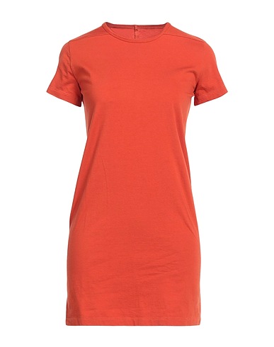 RICK OWENS Basic T-Shirt Rust 100% Cotton