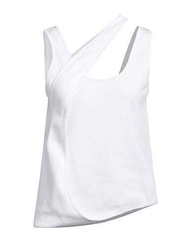 GAUCHERE. Top White 95% Cotton, 5% Elastane