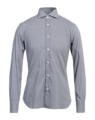 BARBA Napoli Patterned shirt Navy blue 100% Cotton