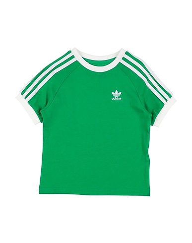 ADIDAS ORIGINALS T-shirt 3 STRIPES TEE Verde 100% Cotone, Elastan