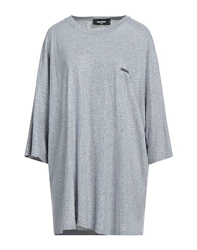DSQUARED2 Oversize-T-Shirt Grey 88% Cotton, 12% Viscose