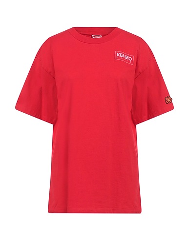 KENZO Oversize-T-Shirt Red 100% Cotton