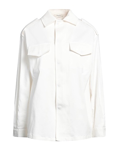 NINA 14.7 Solid colour shirts & blouses White 97% Cotton, 3% Elastane