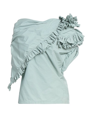 DRIES VAN NOTEN Top Sky blue 100% Cotton