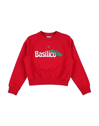 DOLCE&GABBANA Sweatshirt Red 100% Cotton, Elastane, Zamak