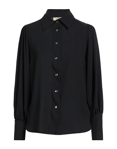 TOY G. Solid colour shirts & blouses Black 100% Polyester