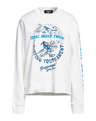DSQUARED2 Sweatshirt Ivory 100% Cotton