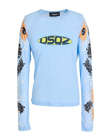 DSQUARED2 T-shirt Azure 100% Viscose