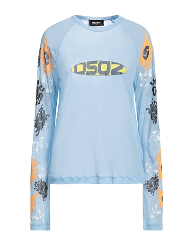 DSQUARED2 T-shirt Sky blue 100% Viscose