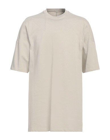 RICK OWENS Oversize-T-Shirt Elfenbein 100% Baumwolle
