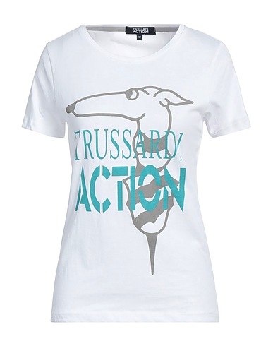 TRUSSARDI ACTION Ｔシャツ ホワイト コットン 100%