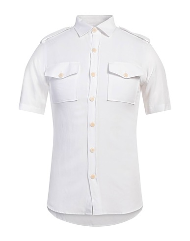 GAëLLE Paris Shirts White 64% Viscose, 36% Linen