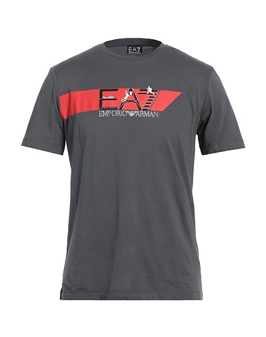 EA7 T-shirt Grey 100% Cotton