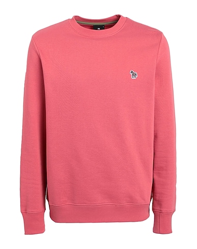 PS PAUL SMITH Felpa Corallo 100% Cotone organico