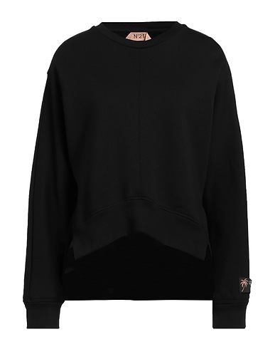 N°21 Sweatshirt Black 100% Cotton