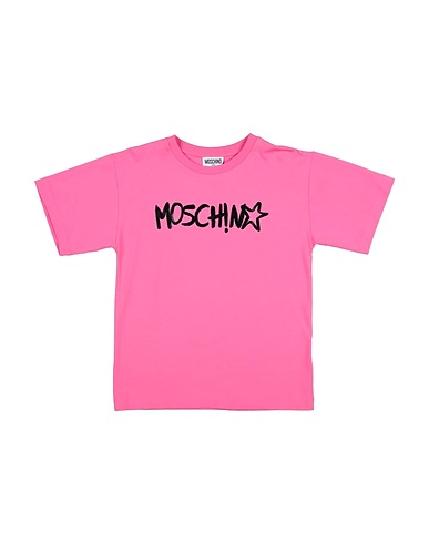 MOSCHINO TEEN T-shirt Magenta 95% Cotone, 5% Elastan