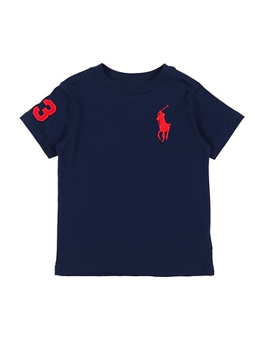 POLO RALPH LAUREN T-Shirt Big Pony Cotton Jersey Tee
 Marineblau 100% Baumwolle