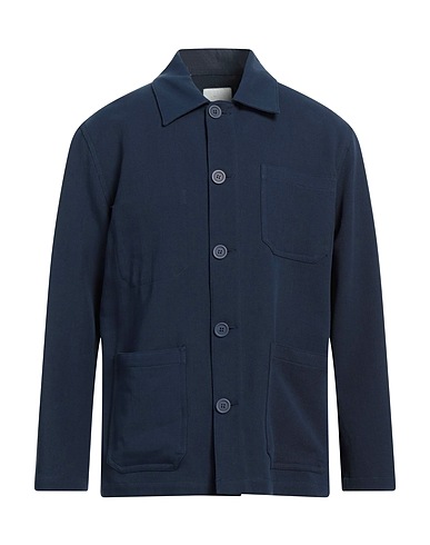 SANDRO Jacket Navy 100% Cotton