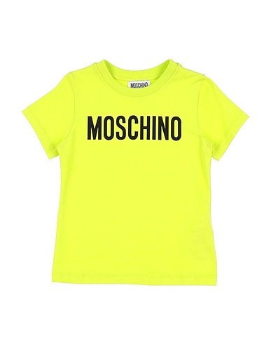 MOSCHINO KID T-shirt T-SHIRT M/C
 Lime green 95% Cotton, 5% Elastane
