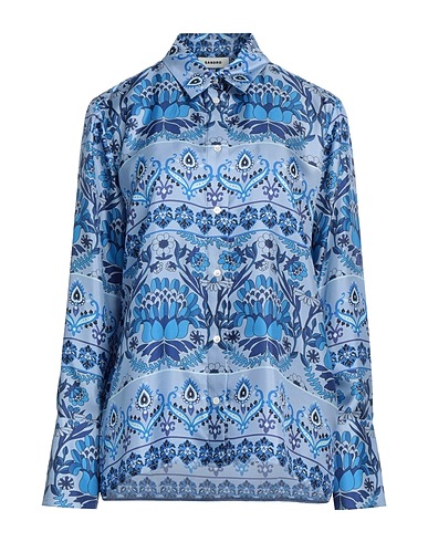 SANDRO Chemises 100% Soie, Nacre