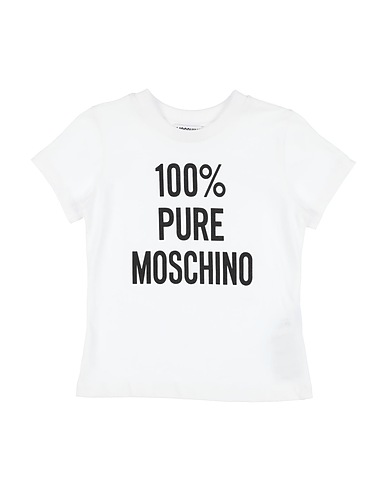 MOSCHINO KID T-shirt T-SHIRT M/C
 White 100% Cotton