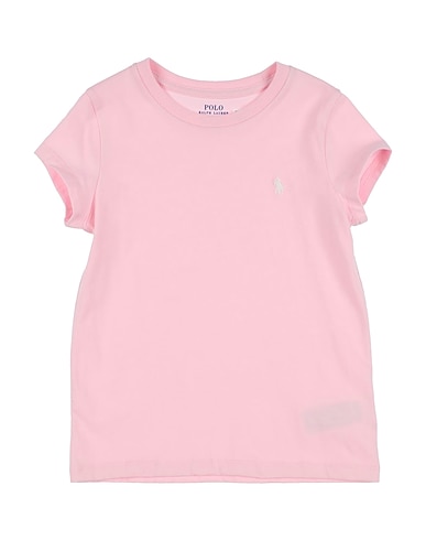 POLO RALPH LAUREN T-shirt COTTON JERSEY TEE
 Light pink 100% Cotton