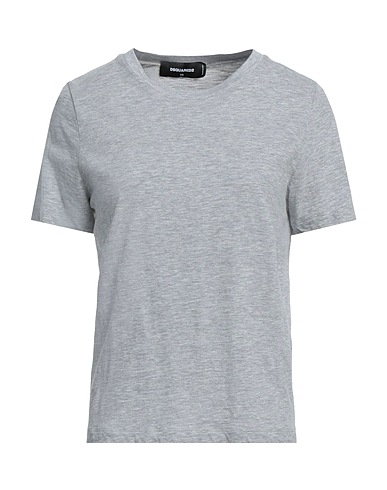 DSQUARED2 Basic T-Shirt Light grey 88% Cotton, 12% Viscose