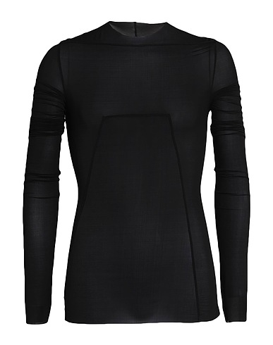 RICK OWENS 티셔츠 블랙 92% 큐프로, 8% 엘라스테인
