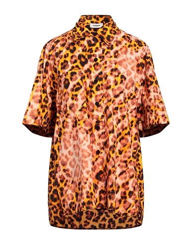 SANDRO Patterned shirts & blouses Antique rose 100% Cotton