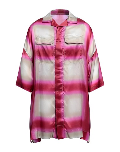 RICK OWENS Camicia fantasia Beige 100% Cupro