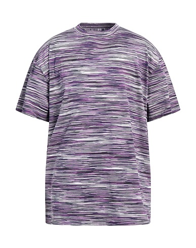 MISSONI T-Shirt Violett 100% Baumwolle