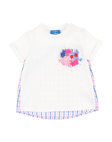 FAY T-shirt White 95% Cotton, 5% Elastane