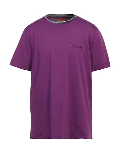 MISSONI T-shirt Purple 100% Cotton