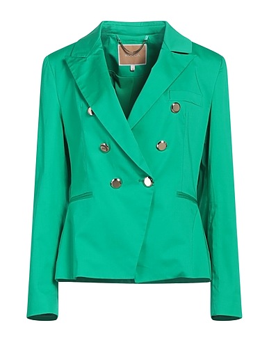 KOCCA Blazer Emerald green 98% Cotton, 2% Elastane